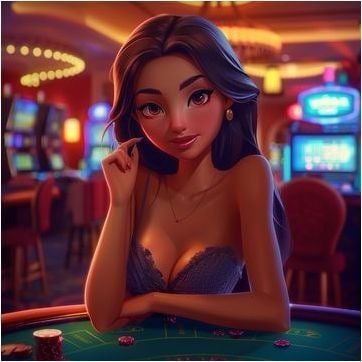 Online bingo ဘောင်ကတ်နှင့် ဂဏန်းများပြသသော ဘင်ဂိုဂိမ်းမြင်ကွင်း